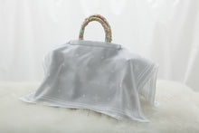 Load images into the gallery viewer,Bag cover scarf &quot;Monogram&quot; Gray 50 x 50
