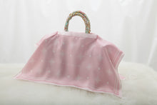 Load images into the gallery viewer,Bag cover scarf &quot;Monogram&quot; Pink 50 x 50
