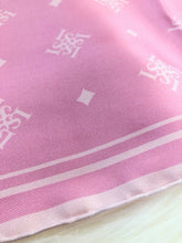 Load images into the gallery viewer,Silk scarf &quot;Monogram&quot; Pink 50 x 50
