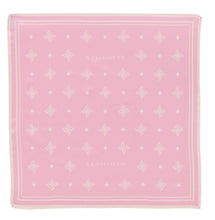 Load images into the gallery viewer,Silk scarf &quot;Monogram&quot; Pink 50 x 50
