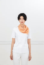 Load images into the gallery viewer,Silk scarf &quot;Monogram&quot; Orange 50 x 50
