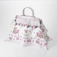 Load images into the gallery viewer,Bag cover scarf &quot;Flower rose&quot; Pink 50 x 50
